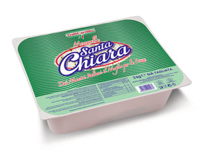 Mozzarella Santa Chiara Verde sfil/cub 3 Kg - Prodotti per pizzerie e ristoranti