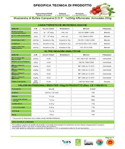 Mozzarella di Bufala Campana D.O.P. Affumicata Ciuffo 250g - Vari formati - Prodotti per pizzerie e ristoranti