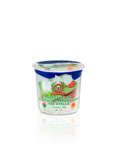 Mozzarella di Bufala Campana D.O.P. in bicchiere - Vari formati - Prodotti per pizzerie e ristoranti