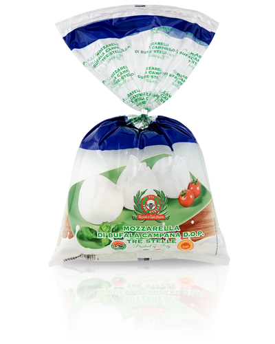 Mozzarella di Bufala Campana D.O.P. Affumicata Ciuffo 250g - Vari formati - Prodotti per pizzerie e ristoranti