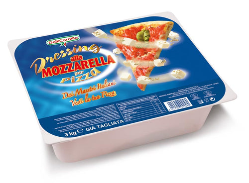Preparato alimentare con Mozzarella Dressing sfil/cub 3 Kg - Prodotti per pizzerie e ristoranti