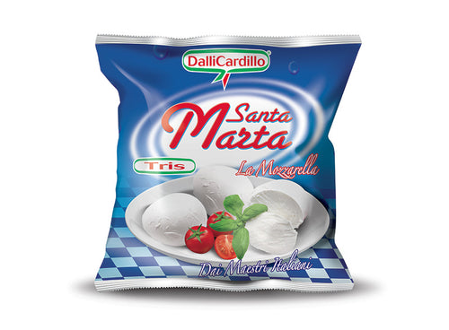 Mozzarella Santa Marta Tris 270 g - Prodotti per pizzerie e ristoranti