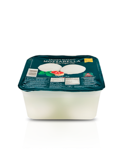 Mozzarella di Bufala Campana D.O.P. Vaschetta 1 Kg FROZEN - Prodotti per pizzerie e ristoranti